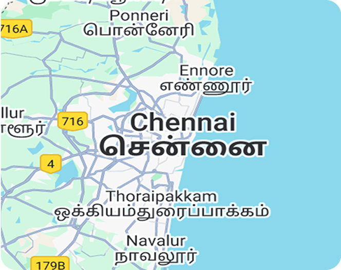 Chennai Map