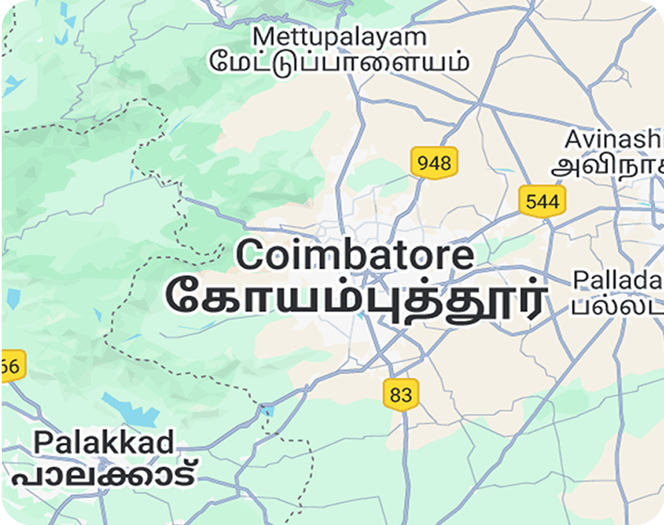 Coimbatore Map