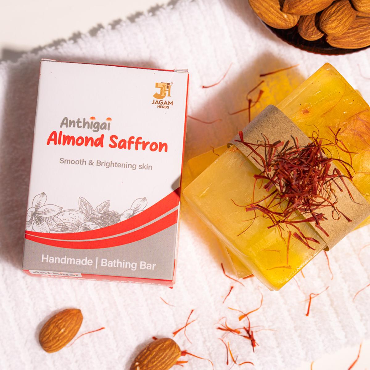 Almond Saffron Soap